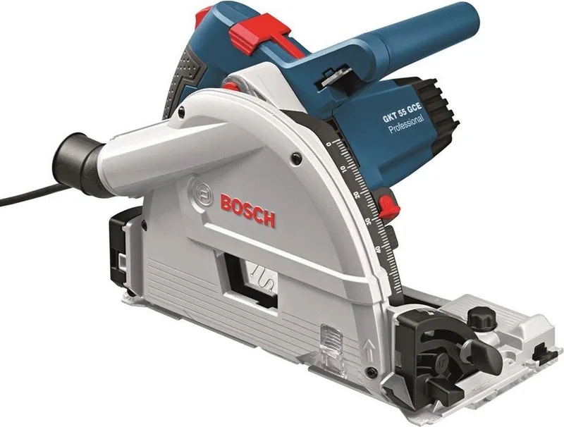 Tauchsäge GKT 55 GCE im Karton von Bosch Professional – Produktbild