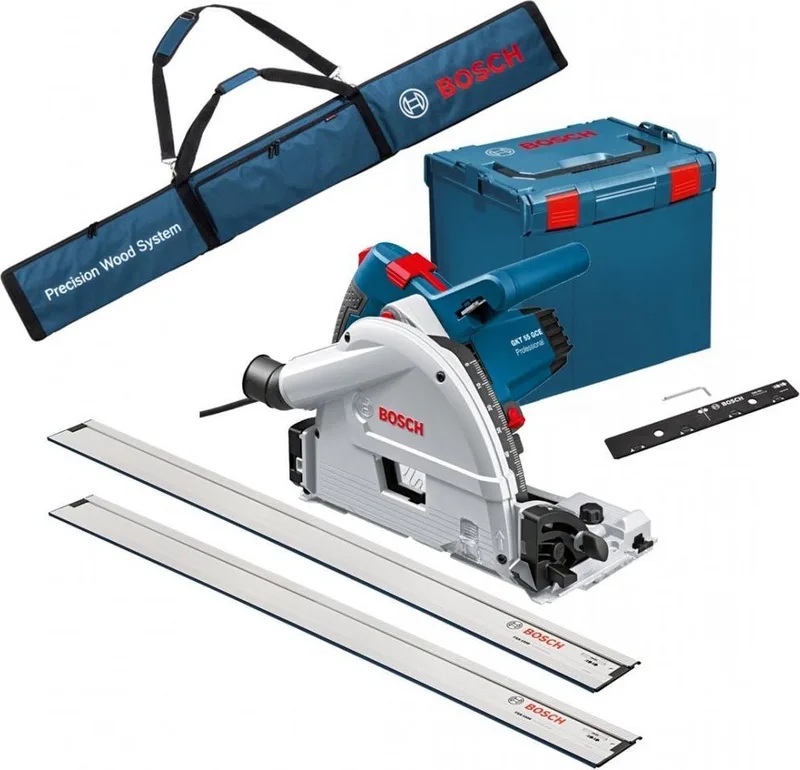 Professional GKT 55 GCE - Invalcirkelzaagmachine - Met 2x FSN 1600 + 1x FSN VEL + 1x zak by Bosch Professional – product image