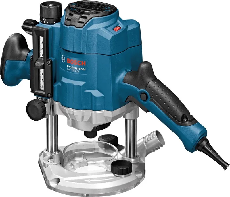 Professional GOF 1250 CE Bovenfrees - 1250 Watt - Met L-BOXX van Bosch, Blauw – productafbeelding 1 van 5