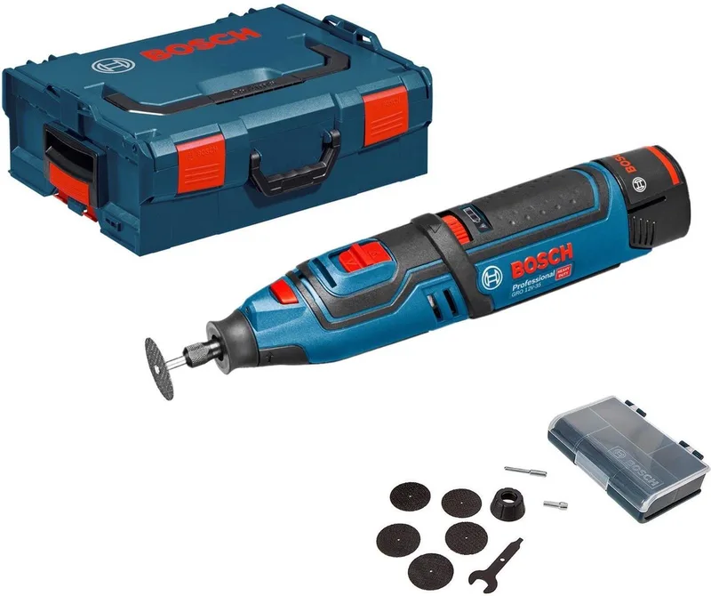Professional GRO 12 V-LI Multitool - Roterend - Zonder accu en lader - Met L-BOXX van Bosch – productafbeelding 1 van 4