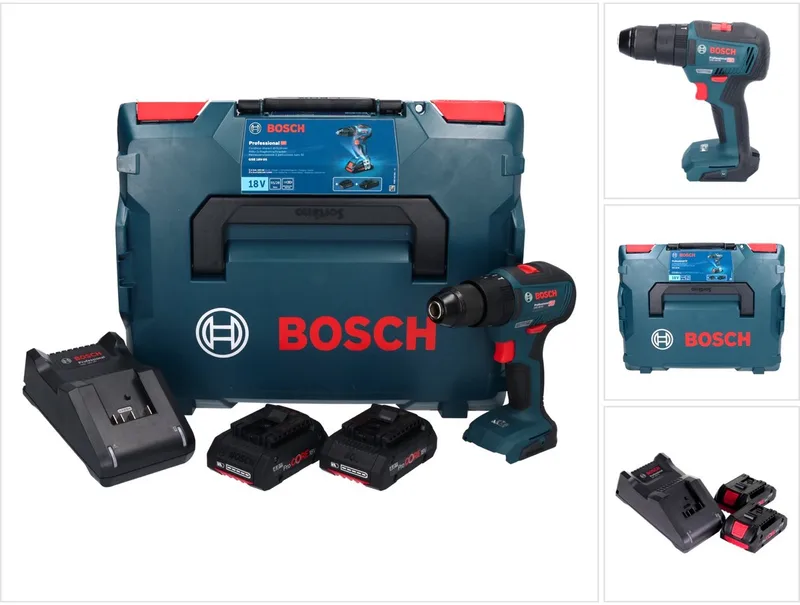 Professional GSB 18V-55 Accu klop-/schroefboormachine 18V ProCore 4.0Ah in L-Boxx - 06019H5304 de Bosch Professional – image du produit