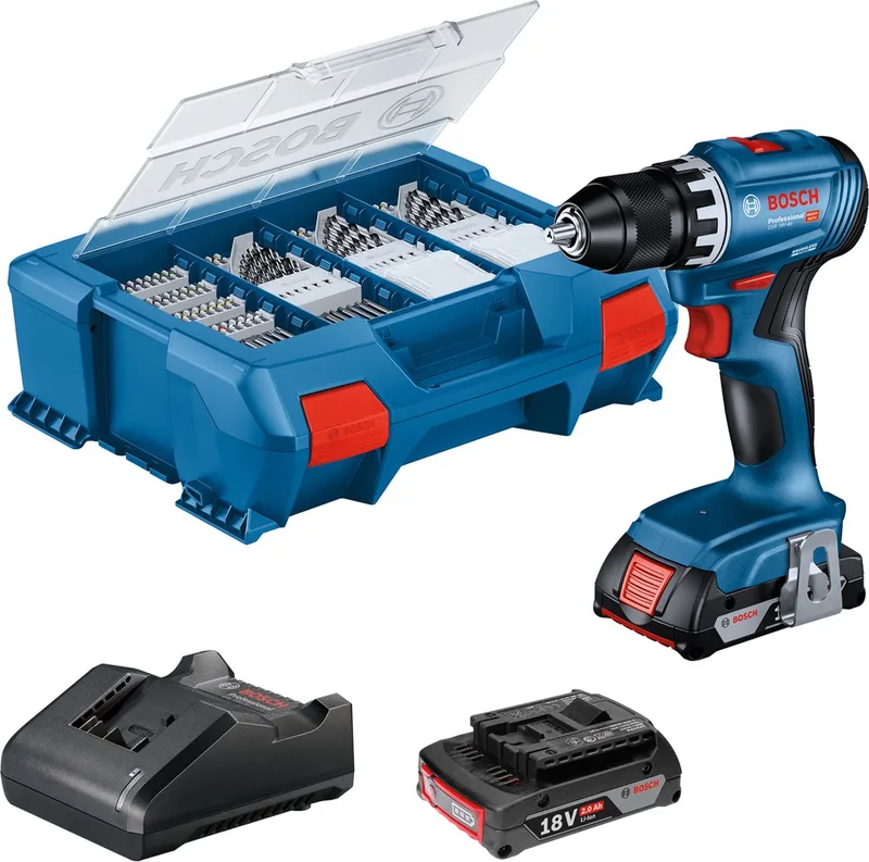 Visseuse sans fil, Perceuse-visseuse sans fil Bosch Professional GSR 18V-45 06019K3205 18 V 2 Ah Li-Ion brushless de Bosch Professional – image du produit