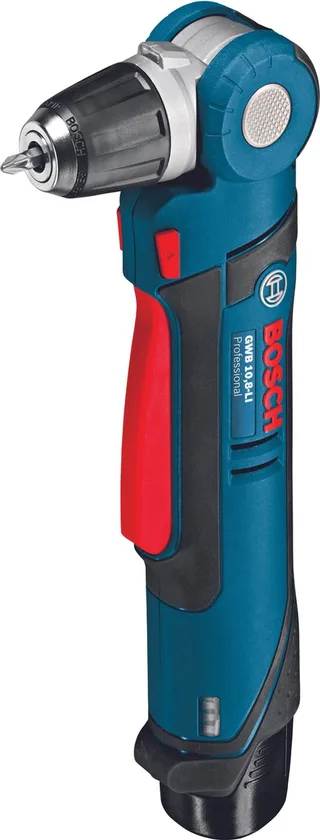 Professional GWB 10,8-LI Haakse accuboormachine - 12 V - Met 2 x 2,0 Ah Li-Ion accu's van Bosch – productafbeelding 1 van 4