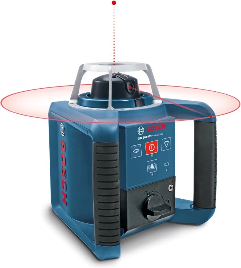 Professional PRO GRL 300 HV + LR 1 Rotatielaser rood in koffer - 0601061501 de Bosch Professional – image du produit