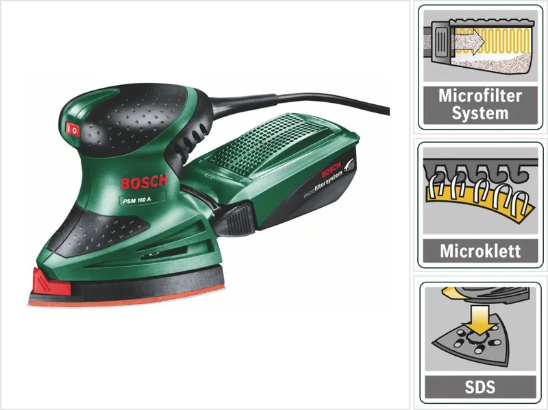 PSM 160 A 0603377000 Multischuurmachine 160 W van Bosch – productafbeelding