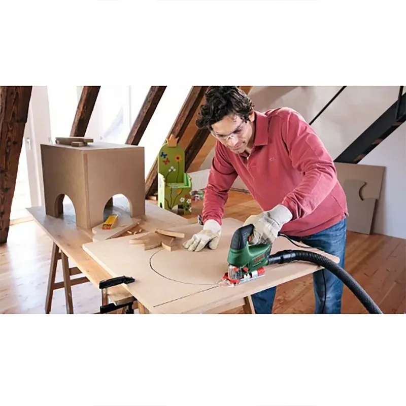 PST 800 PEL Decoupeerzaag - 530 Watt - Met kunststof koffer en 1 decoupeerzaagblad voor hout by Bosch – product image 2 of 6