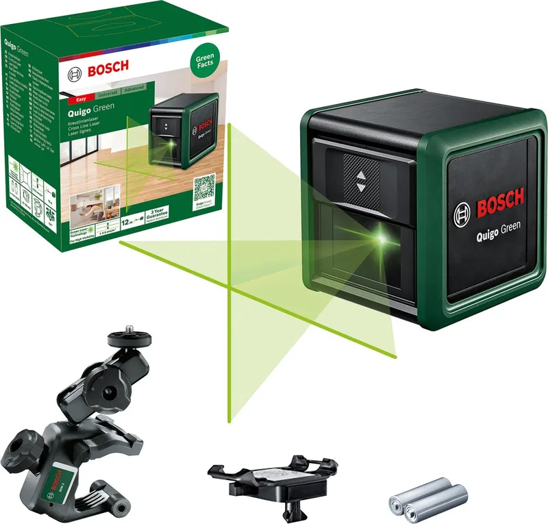Quigo green Kruislijnlaser van Bosch – productafbeelding 1 van 6