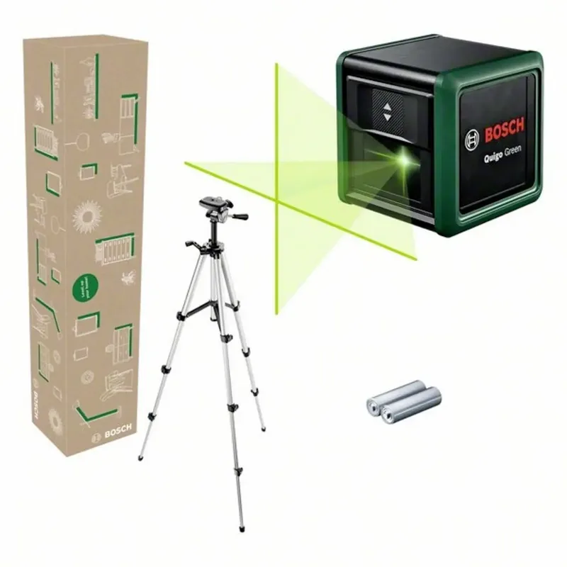 Quigo Green Set Kreuzlinienlaser von Bosch – Produktbild