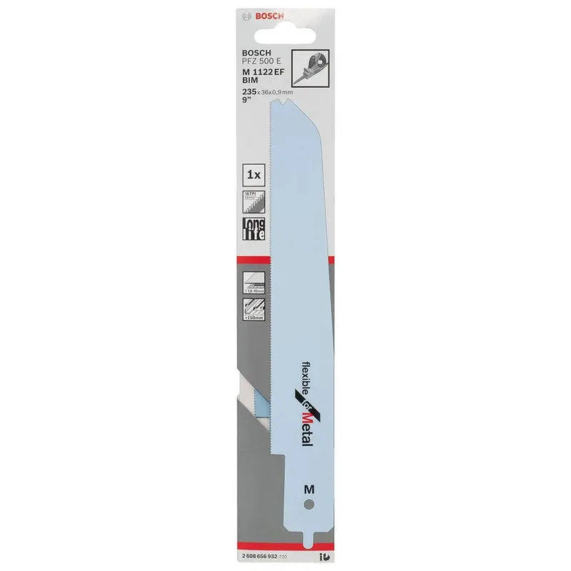 Reciprozaagblad M 1122 EF voor Bosch multizaag PFZ 500 E Flexible for Metal by Bosch Home & Garden – product image 2 of 2