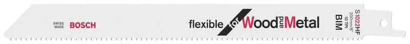 Reciprozaagblad S 1022 HF Flexible for Wood and Metal 100st von Bosch Professional – Produktbild