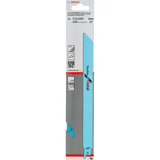 Reciprozaagblad S 1122 EF Flexible for Metal - 2 stuks van Bosch – productafbeelding 2 van 2