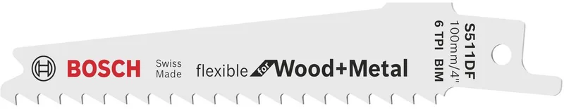 Reciprozaagblad S 511 DF - FLEXIBLE FOR WOOD&METAL by Bosch Professional – product image 1 of 2