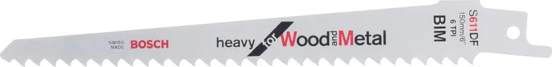 Reciprozaagblad S 611 DF Heavy for Wood and Metal by Bosch Professional – product image 1 of 4