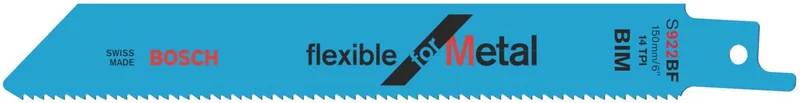 Reciprozaagblad S 922 BF Flexible for Metal - 2 stuks de Bosch Professional – image du produit