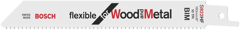 Reciprozaagblad S 922 HF Flexible for Wood and Metal von Bosch Professional – Produktbild 1 von 2