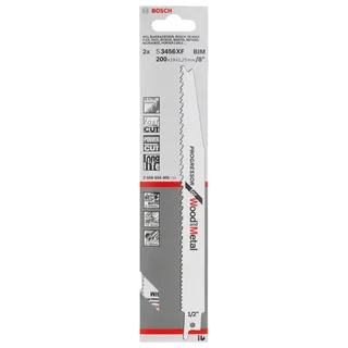 Accesorios Jeu De Lames De Scie Sabre S 3456 Xf 2 Unités de Bosch Professional – image du produit 2 sur 2