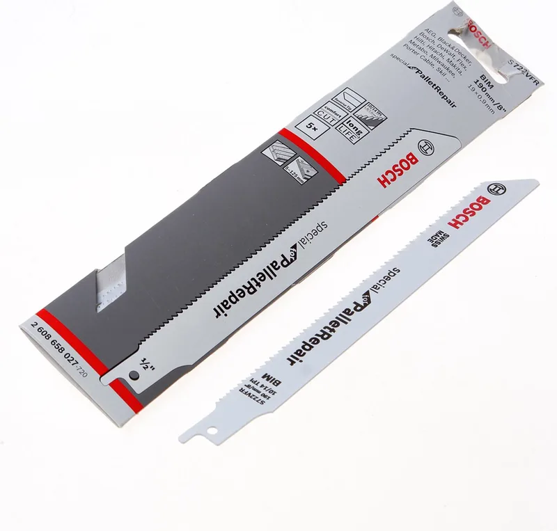 Sabre saw blade S 722 VFR 5st de Bosch – image du produit