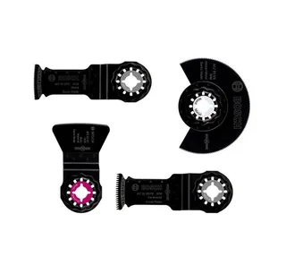 Sägeblatt Boden- und Installationssets für Multifunktionswer (4-St), Starlock von Bosch, Schwarz – Produktbild 1 von 5