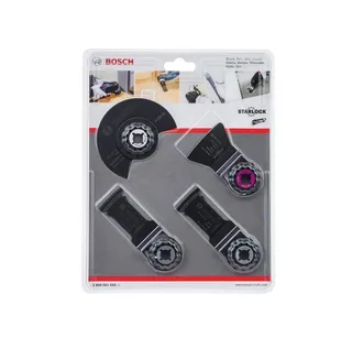 Sägeblatt Boden- und Installationssets für Multifunktionswer (4-St), Starlock von Bosch, Schwarz – Produktbild 2 von 5