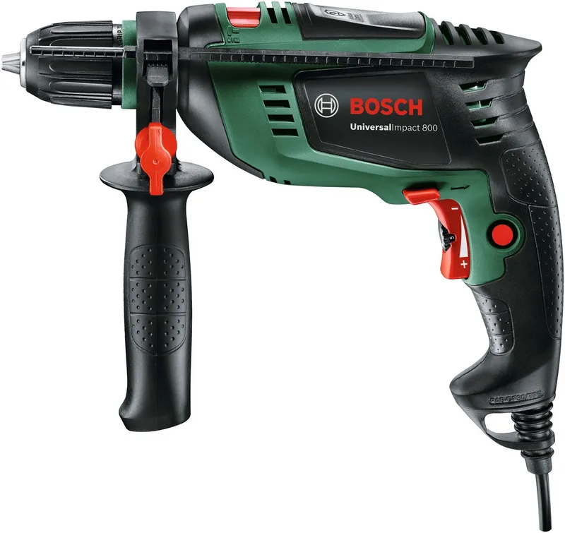 Schlagbohrmaschine UniversalImpact 800, max. 3000 U/min de Bosch, Vert – image du produit 2 sur 5