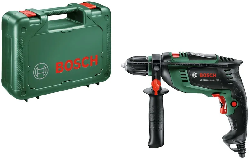 Schlagbohrmaschine UniversalImpact 800, max. 3000 U/min de Bosch, Vert – image du produit 1 sur 5