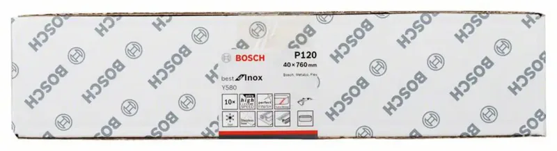 Schleifband Y580 Best for Inox 40 x 760 mm 120 by Bosch Professional – product image 2 of 2