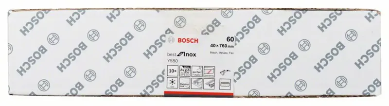 Schleifband Y580 Best for Inox 40 x 760 mm 60 von Bosch Professional – Produktbild 2 von 2