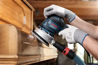 Schleifblatt F355 93 mm 320 6 Löcher Klett de Bosch Professional – image du produit 2 sur 2