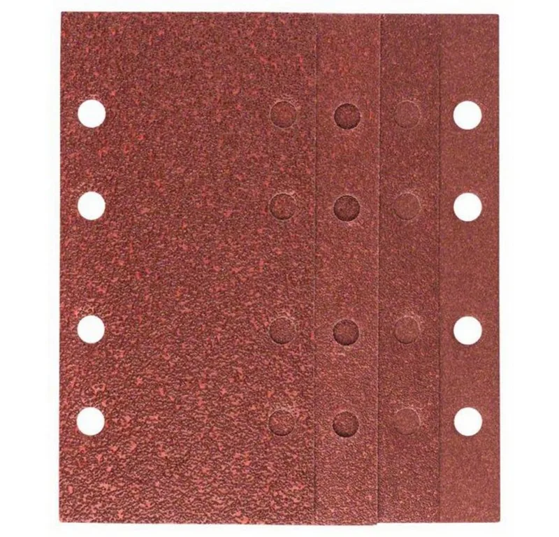 Schleifpapier Schleifblatt-Set für Schwingschleifer, 25-teilig, 8 Löcher 2607019495, mit Klett, gelocht von Bosch Professional – Produktbild 1 von 2