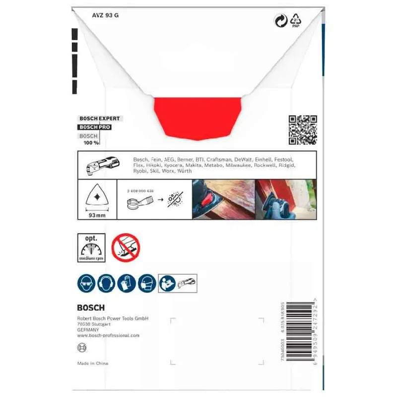 Schleifplatte Bosch PRO Schleifplatte AVZ Schleifteller 93 mm by Bosch Professional – product image 3 of 6