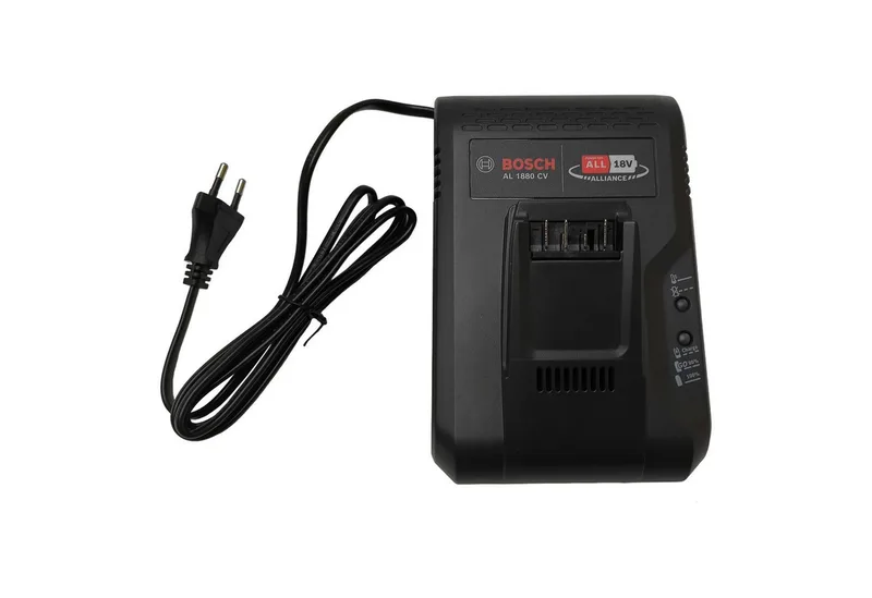 Schnellladegerät 12023467 AL1880CV Ladestation (für Akku Staubsauger Werkzeuge Gartengeräte) från Bosch Home & Garden, Svart – produktbild