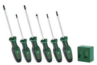 Schraubendreher 1600A02W7L, (Set), 6-tlg., mit Magnetisierer by Bosch Home & Garden – product image 1 of 4
