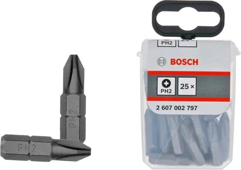 Accesorios Embout De Tournevis Cruciforme Tic Tac Hard Ph2 25 Mm de Bosch Professional – image du produit 1 sur 2
