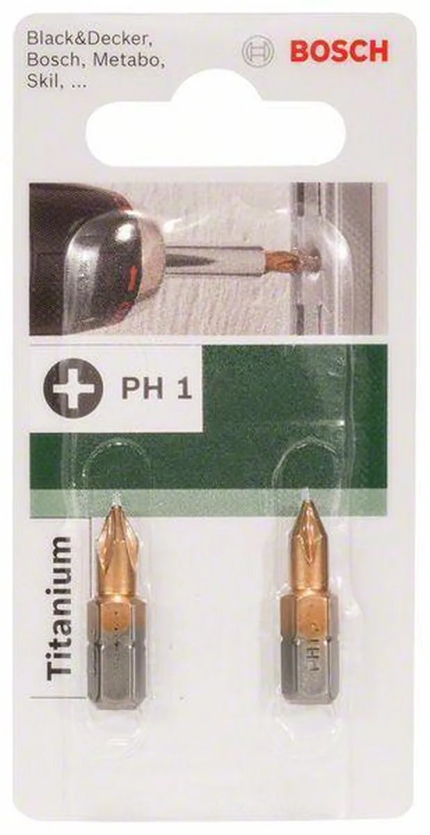 Schroefbit Titanium PH PH 1 - 25 mm de Bosch – image du produit