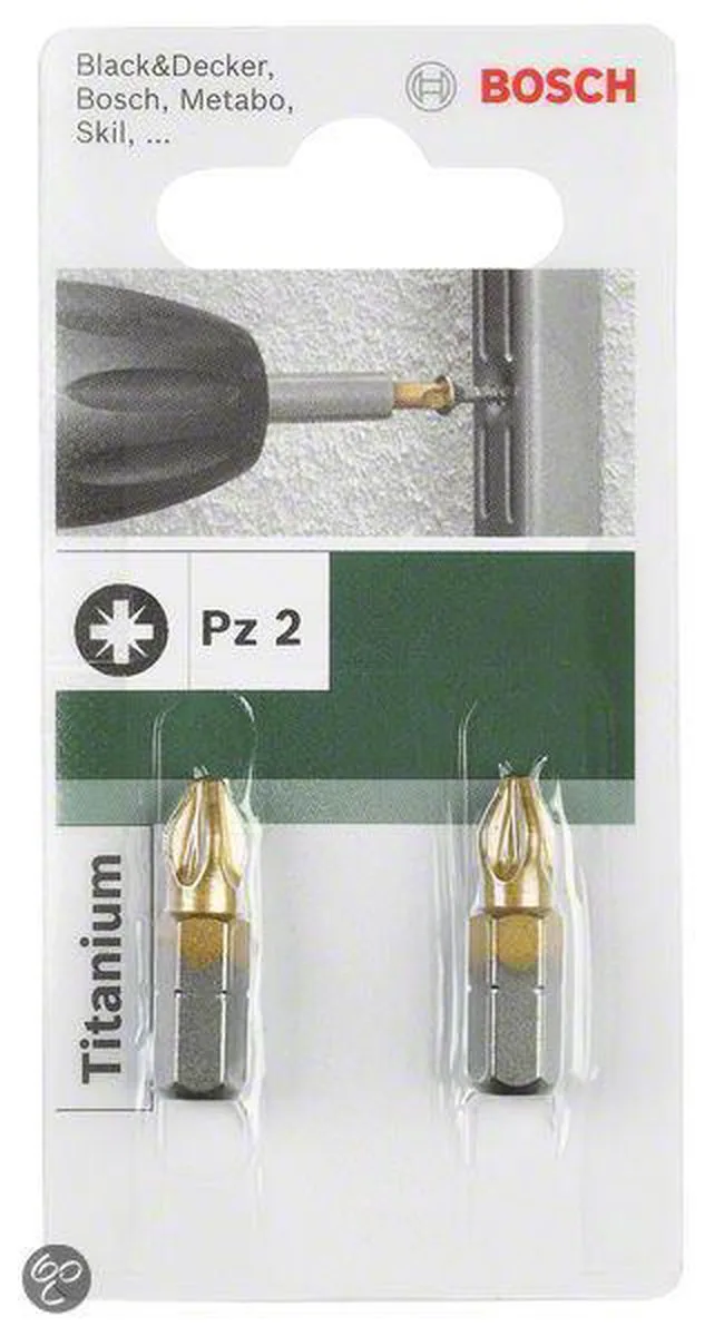 Schroefbit Titanium PZ PZ 1, 25 mm van Bosch – productafbeelding