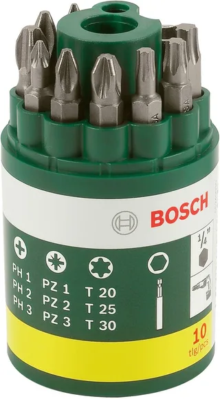 Schroefbitset - 10-delig by Bosch – product image 1 of 2