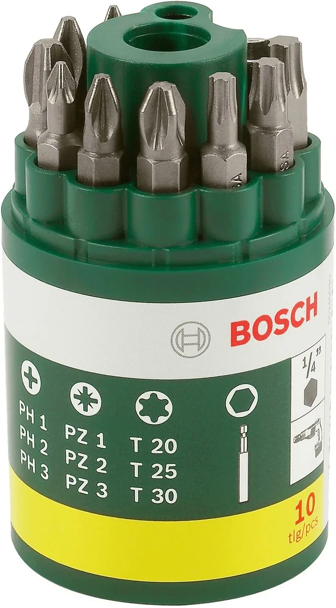 Schroefbitset - 10-delig by Bosch – product image 1 of 2