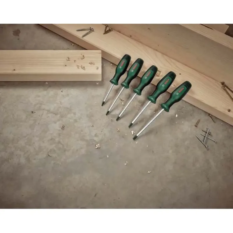 Schroevendraaierset - Torx 5-delig by Bosch, Green – product image 3 of 3