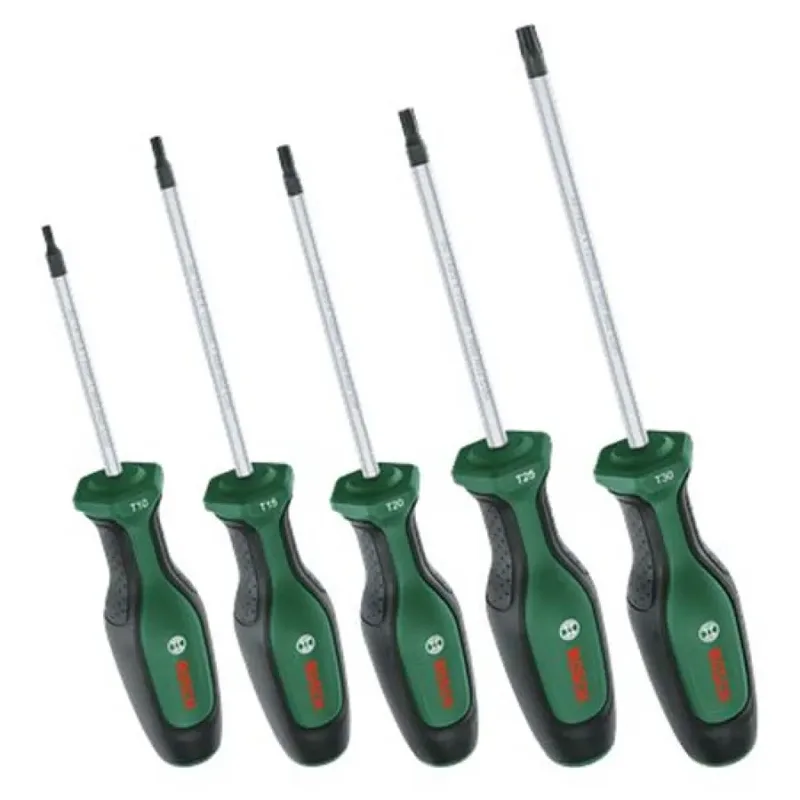 Schroevendraaierset - Torx 5-delig by Bosch, Green – product image 2 of 3