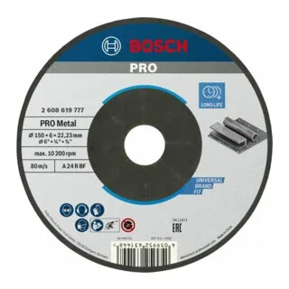 Schruppscheibe Standard for Metal, Durchmesser 150 mm van Bosch – productafbeelding