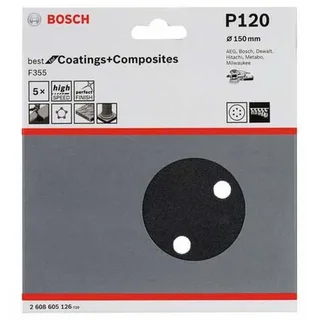 Schuurpapier - EX BS 150MM K120 5 van Bosch – productafbeelding 2 van 2