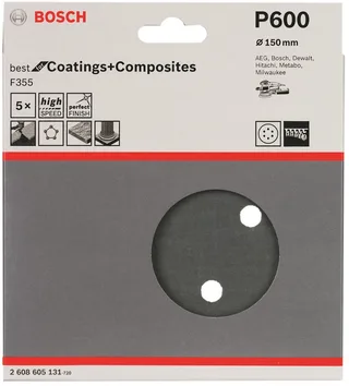 Schuurpapier - EX BS 150MM K600 5 by Bosch – product image 1 of 2