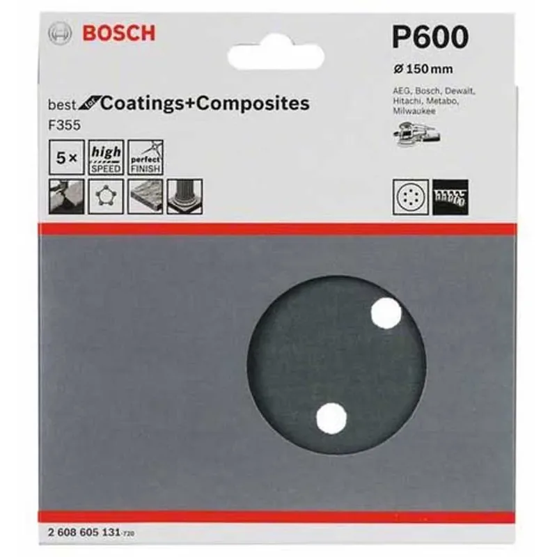 Schuurpapier - EX BS 150MM K600 5 by Bosch – product image 2 of 2