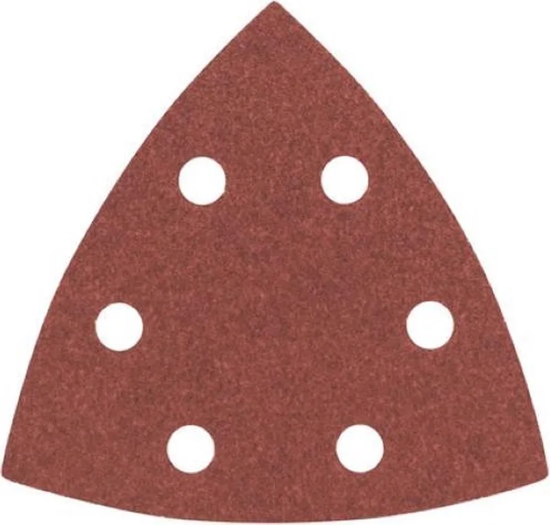schuurpapier voor deltaschuurmachine | schuurbladen 93 x 93 mm | klittenband hechting | voor Bosch - Makita - Metabo | voor hout | korrel 60 | 5 STUKS de Bosch Professional – image du produit