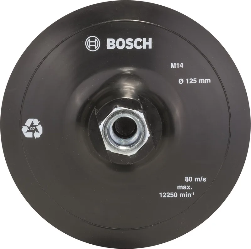 Schuurschijf - Rubber - Klithechtsysteem - 125 mm by Bosch Professional – product image 1 of 2