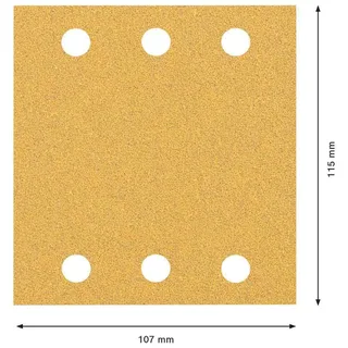 Schuurvel 115x107 klit k60 best w+p(10) by Bosch Professional – product image 2 of 3