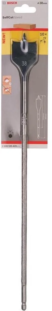 SELFCUT SPEEDBOOR 38X400MM van Bosch – productafbeelding