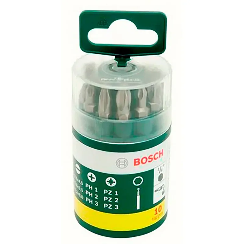 set schroefbits - 10-delig van Bosch – productafbeelding 2 van 2