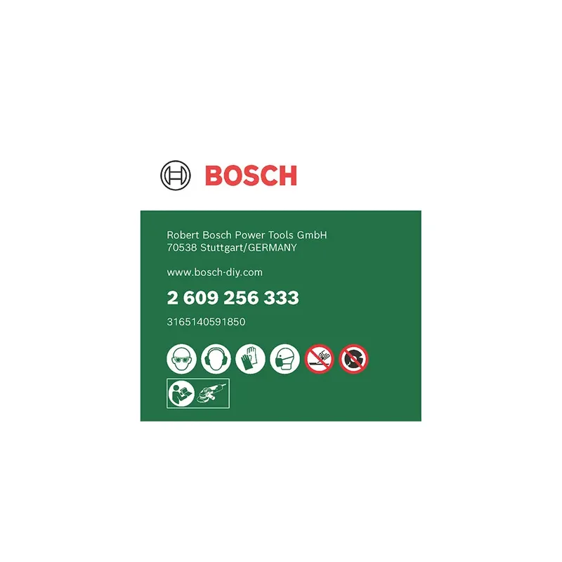 slijpschijven set - Voor metaal - 125 x 2,5 mm - gebogen - 5 stuks de Bosch Professional – image du produit 4 sur 4