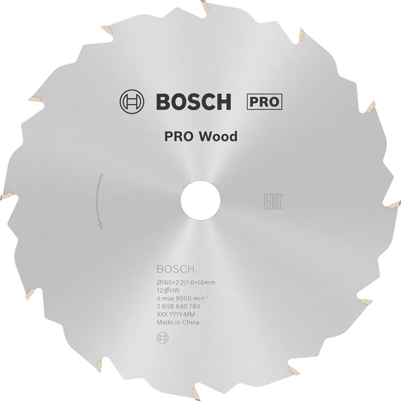 Speedline Wood Cirkelzaagblad - 160 x 16 x 2.4 mm - 12 tanden von Bosch Professional – Produktbild 1 von 2
